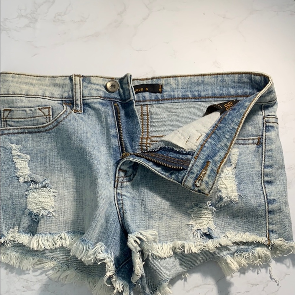 Light Blue Klique B Demin Shorts